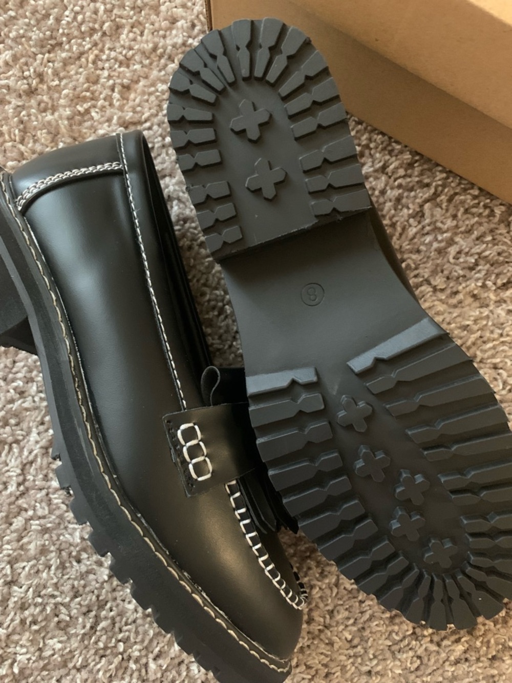 Seven7  Black Tassel Loafers - Picture 3 of 6